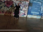 Very risky public blowjob and handjob 2/16