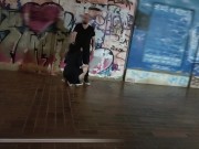 Very risky public blowjob and handjob 6/16