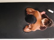 【現役女子大生セラピスト 藤咲めいです💓】全身をたっぷりオイルでマッサージ😌終始楽しく会話してましたが最後はしっかりたくさん出されてました❤️メンズエステ/手コキ/クンニ 11/16