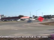 Hooters Girl Bares Her Big Tits In Public 5/16