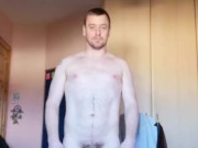 LongJohn0Hara getting out of his beach wear and going into the shower 15/16