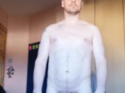 LongJohn0Hara getting out of his beach wear and going into the shower 16/16