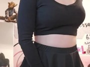 Secret dildo ride on brunette camgirl livestream 3/16