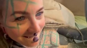 crazy intime anal sex with my trans friend at home - tattoo girls