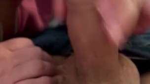 Quick blowjob during halftime