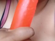 Me encanta grabarme mientras estoy caliente... Así me pongo cuando quiero verga 14/16