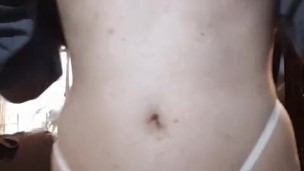 Orgasm wearing lingerie is so good
