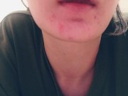 A lot of saliva from a cutie girl 11/16