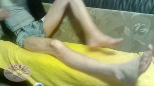 my webcam session turns into a long handjob till an intens moaning cumshot at the end