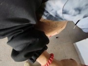 scopata duramente sulla lavatrice dal porco del cantiere 11/16