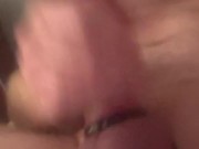 Cock n balls cumshot with cock ring