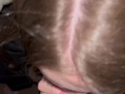 REAL TINDER DATE! Watch him fuck my mouth 15/16