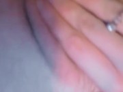 Pretty petite teen plays with pussy Solo 6/16