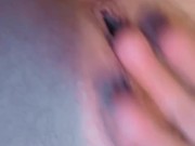 Pretty petite teen plays with pussy Solo