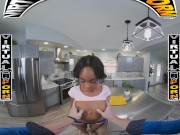 VIRTUALPORN - Petite Black Overachiever Mila Mars Riding Professor's Cock To Get That 