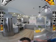 VIRTUALPORN - Petite Black Overachiever Mila Mars Riding Professor's Cock To Get That 