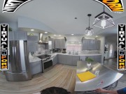 VIRTUALPORN - Petite Black Overachiever Mila Mars Riding Professor's Cock To Get That 