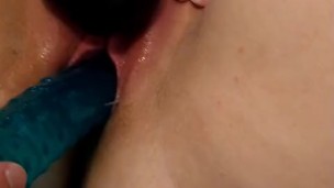 Innocent girl played with cums and squirts