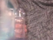 Unboxing & Toy Testing Review Of This Clear Dildo That Feels So Good In My Ass 1/16