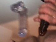 Unboxing & Toy Testing Review Of This Clear Dildo That Feels So Good In My Ass 13/16