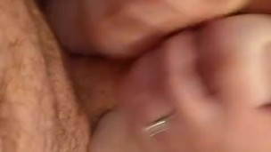 HUGE load shoots on innocent girl's face after gentle fuck