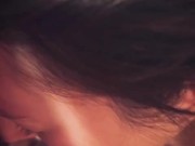 From soft to cumming in my mouth in under 2min real life stepbrother wanted a bj in my room 15/16