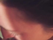 From soft to cumming in my mouth in under 2min real life stepbrother wanted a bj in my room 16/16