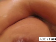 Abigail Mac shaves her pussy 13/16