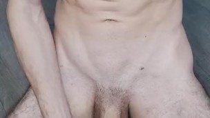 Mesmerizing huge cock POV selfie stroke by teen hunk