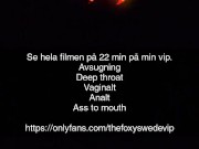 Kåt svensk sjuksköterska tar kuken i halsen, fittan och röven 15/16