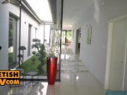 POV - Sexy blonde nanny Candee Licious crosses the line 1/16