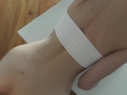 Homemade realistic sex with sporty beauty with silicone tits 8/16