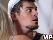 VIP4K. Caring beauty lets beloved cum inside bald vagina after hot sex 11/16