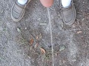 Risky Backyard Pissing Thought It Would Never End Compilation 1 Video Loop 12/16