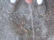 Risky Backyard Pissing Thought It Would Never End Compilation 1 Video Loop 2/16