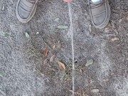 Risky Backyard Pissing Thought It Would Never End Compilation 1 Video Loop