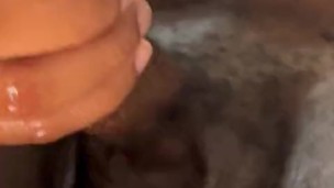 POV: Thick Oiled Black Dick Stroking