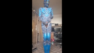 Blue Beetle cum after action