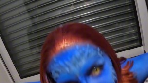 ITALIAN COSPLAY - teenager scopa Mystica di X-men