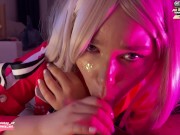 Alice gets roughly fucked in pussy, cum in mouth (first person) Anime Cosplay Hentai 16/16