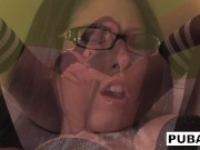 Solo with black knee high stockings 5/16