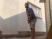 Cuckold wife fucking a stranger behind a restuarant 16/16