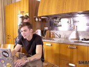 SHAME4K. Cherry Aleksa opens pussy after friend's stepson finds her hot photos 4/16