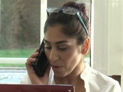 SAHARA KNITE - Sahara is in the interviewing process but her pussy juices are flowing like crazy 7/16