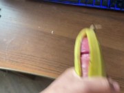 Сладко кончать в банан🍌💦 - Screenshot 13 of 16 - Orgasm