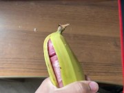 Сладко кончать в банан🍌💦 - Screenshot 15 of 16 - дрочит
