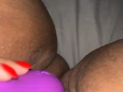 Mixed BBW Plays With Her Pussy 10/16