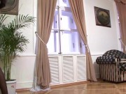 Double Penetration Station! Slutty Babe Bayley Milks 2 Cocks At Once! 2/16