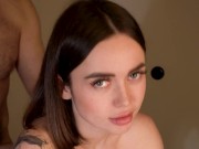 Tea, coffee, or a blowjob. What would you choose? Hot and sensual sex in the morning (Cum on face) 14/16