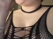 dildo blowjob practice for orally fixated whore 12/16